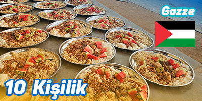 Yemek İkramı 10 Kişilik Gazze